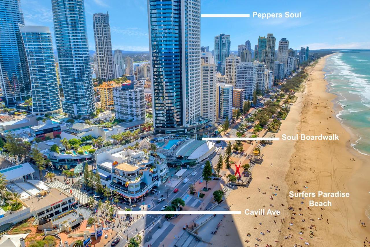 גולד קוסט Soul Beachfront 3Brm Ocean View - Optimise Bnb מראה חיצוני תמונה